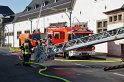 Feuer 3 Dachstuhlbrand Koeln Rath Heumar Gut Maarhausen Eilerstr P271